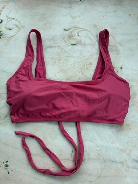 Catalina Berry Pink Bralette Swim Top Sz L